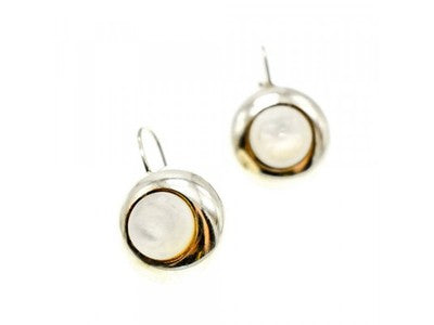 925 Sterling Silver Mother Of Pearl Earrings