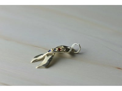 925 Sterling Silver Multicolor CZ Pendant