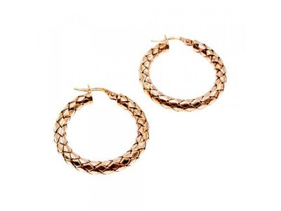 925 Sterling Silver Gold Plated Earrings