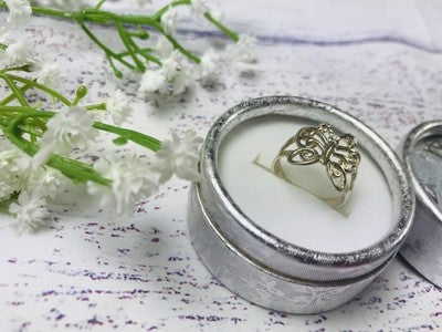 925 Sterling Silver "Butterfly" Ring Size 6.5