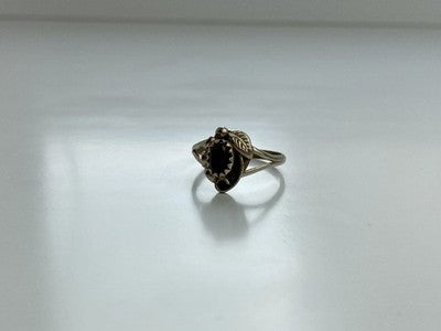 Vintage 925 Sterling Silver Garnet Pyrope Ring Size 6.5