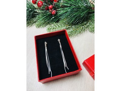 925 Sterling Silver Earrings Italy