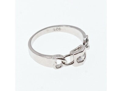 925 Sterling Silver CZ Ring Size 8