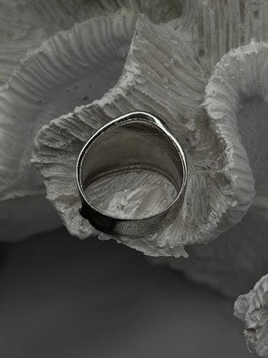 Unique Elegant Design 925 Sterling Silver Ring Size 7