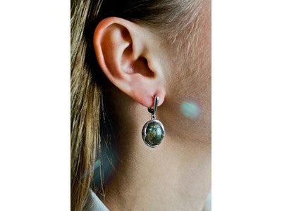 925 Sterling Silver Haliotis "Fantastic" Earrings