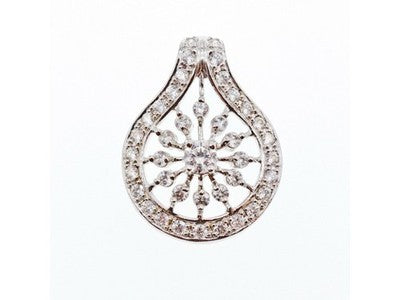 925 Sterling Silver CZ Pendant
