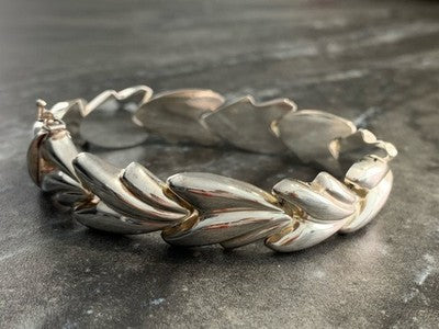 Vintage 925 Sterling Silver Bracelet Italy Milor