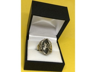 Vintage 925 Sterling Siamese Silver Ring Size 8.5