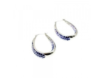 925 Sterling Silver Multicolor CZ "Shine" Earrings