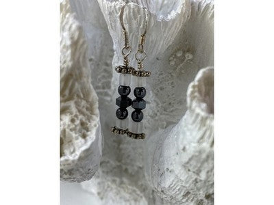 925 Sterling Silver Jewelry Glass Earrings