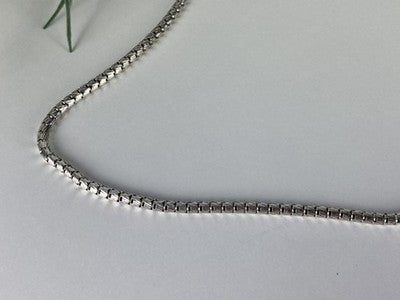 925 Sterling Silver Chain Italy Milor 23.6 in