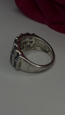 925 Sterling Silver Lavender Tanzanite Ring Size 6