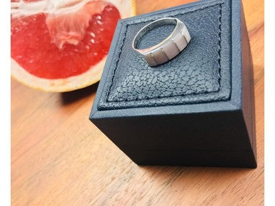 925 Sterling Silver Morganite Ring Size 6.5