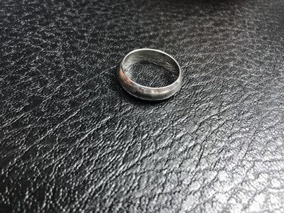 Men'S 925 Sterling Silver Band Ring Size 11