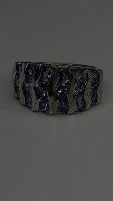 925 Sterling Silver Lavender Tanzanite Ring Size 6