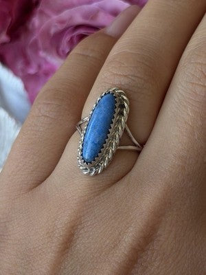 Vintage 925 Sterling Silver Turquoise Ring Size 6