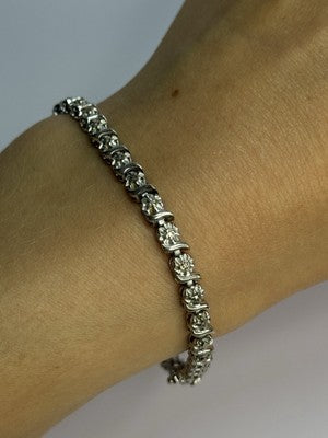 925 Sterling Silver Bracelet Length 7.5 Inch