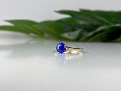 10K Yellow Gold Tanzanite Ring Size 5.5