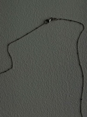 AG 14K White Gold Beautiful Chain Necklace Length 20 in