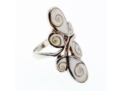Vintage 925 Sterling Silver Jasper Ring Size 6.5