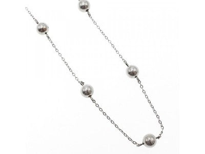 925 Sterling Silver Necklace Italy