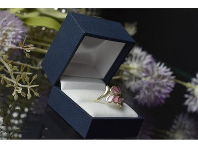 925 Sterling Silver Mother of Pearl Inserts Ring Size 6.5