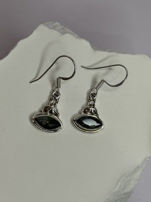 925 Sterling Silver Alexandrite Earrings Length 1.3 Inch