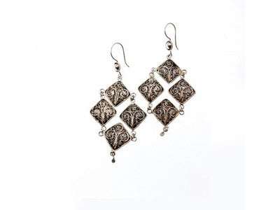 Vintage 925 Sterling Silver Earrings