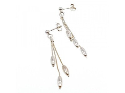 925 Sterling Silver Earrings Italy