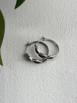 Yin-Yang 925 Sterling Silver Black Onyx Tiny Stones Earrings