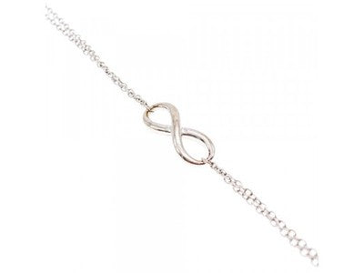 925 Sterling Silver "Infinity" Bracelet 7 in