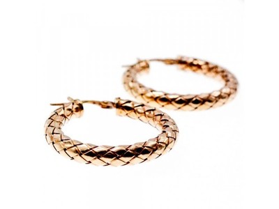 925 Sterling Silver Gold Plated Earrings