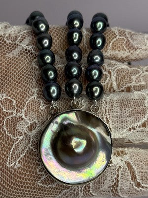 925 Sterling Silver Unique Bracelet Freshwater Pearls Lenght 8 Inch