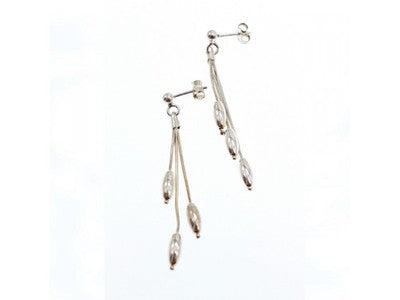 925 Sterling Silver Earrings Italy