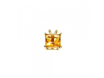 10K Yellow Gold Heliodor Earrings & Pendant