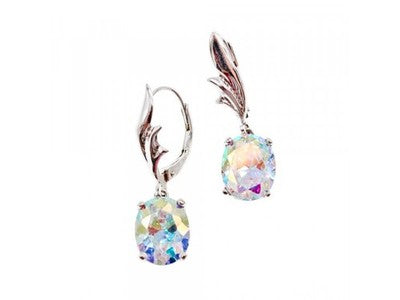 925 Sterling Silver Multicolor CZ Earrings