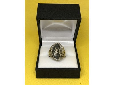 Vintage 925 Sterling Siamese Silver Ring Size 8.5