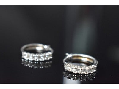 925 Sterling Silver CZ Earrings
