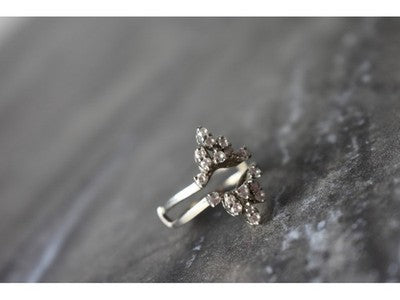 Designer's Ring with CZ Size 7.5