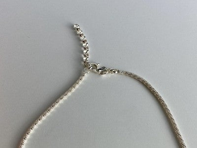 925 Sterling Silver Necklace Italy
