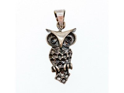 925 Sterling Silver "Owl" Pendant