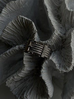 925 Sterling Silver Gold Plated Part Cz Ring Size 9