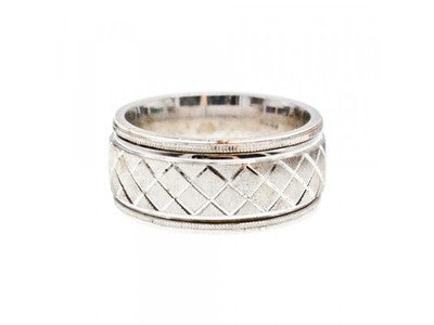 925 Sterling Silver "Spinner" Ring Size 8.5
