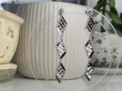 925 Sterling Silver "Luxury" Earrings
