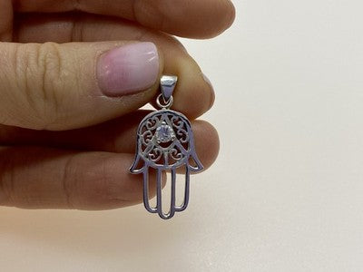 925 Sterling Silver CZ Pendant