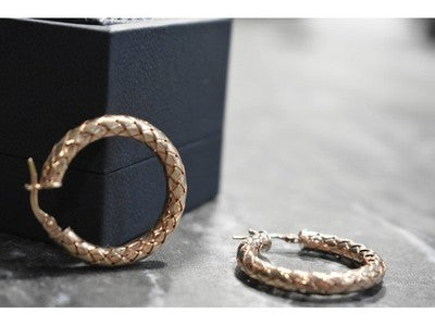 925 Sterling Silver Gold Plated Earrings