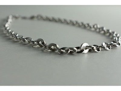 925 Sterling Silver Chain Unisex 23.2 In