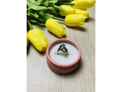 925 Sterling Silver "Seahorse" Ring Size 5.5