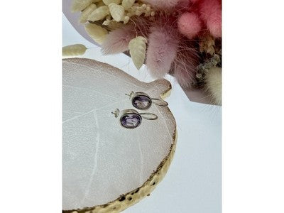925 Sterling Silver Tourmaline Earrings