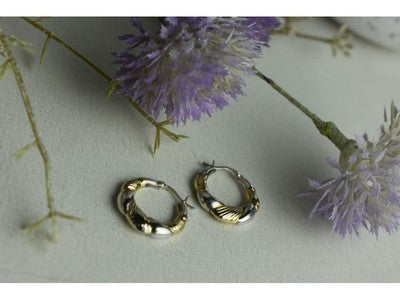 925 Sterling Silver Gold Plated Earrings